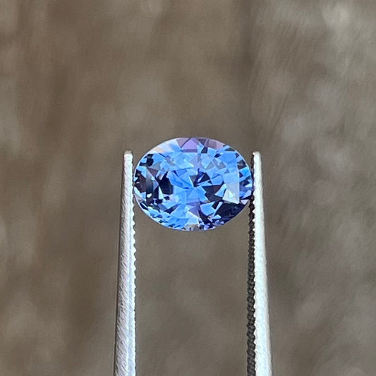 1.57ct Pastel Cornflower Blue Sapphire