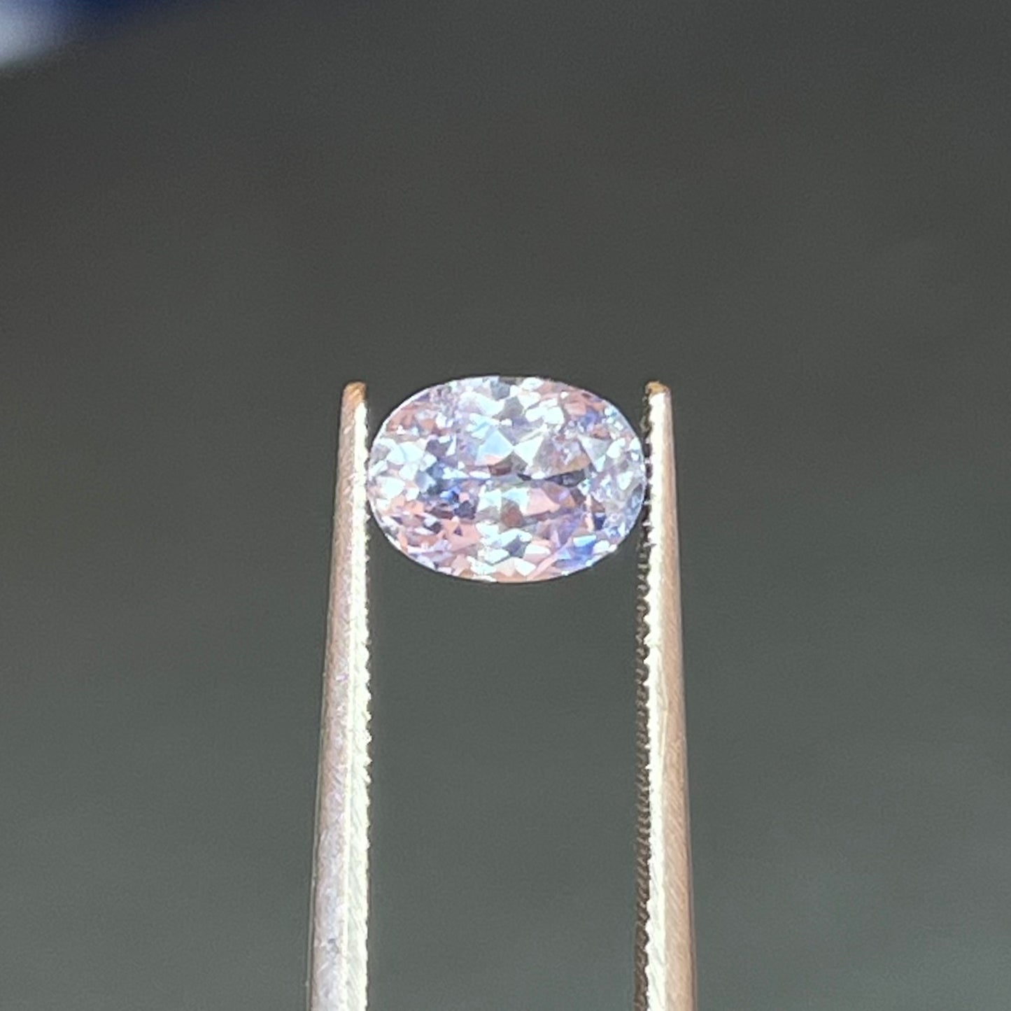 1.56ct Unheated Icey Pale Blue Sapphire