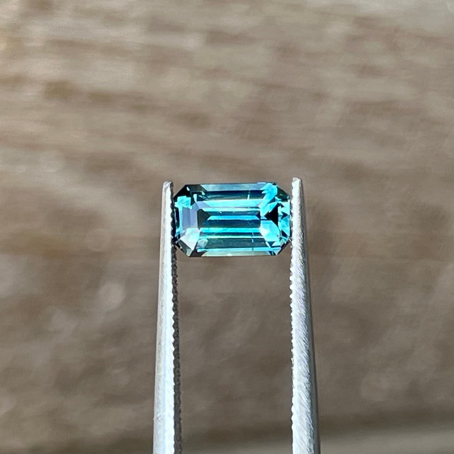 1.51ct Unheated Teal Sapphire