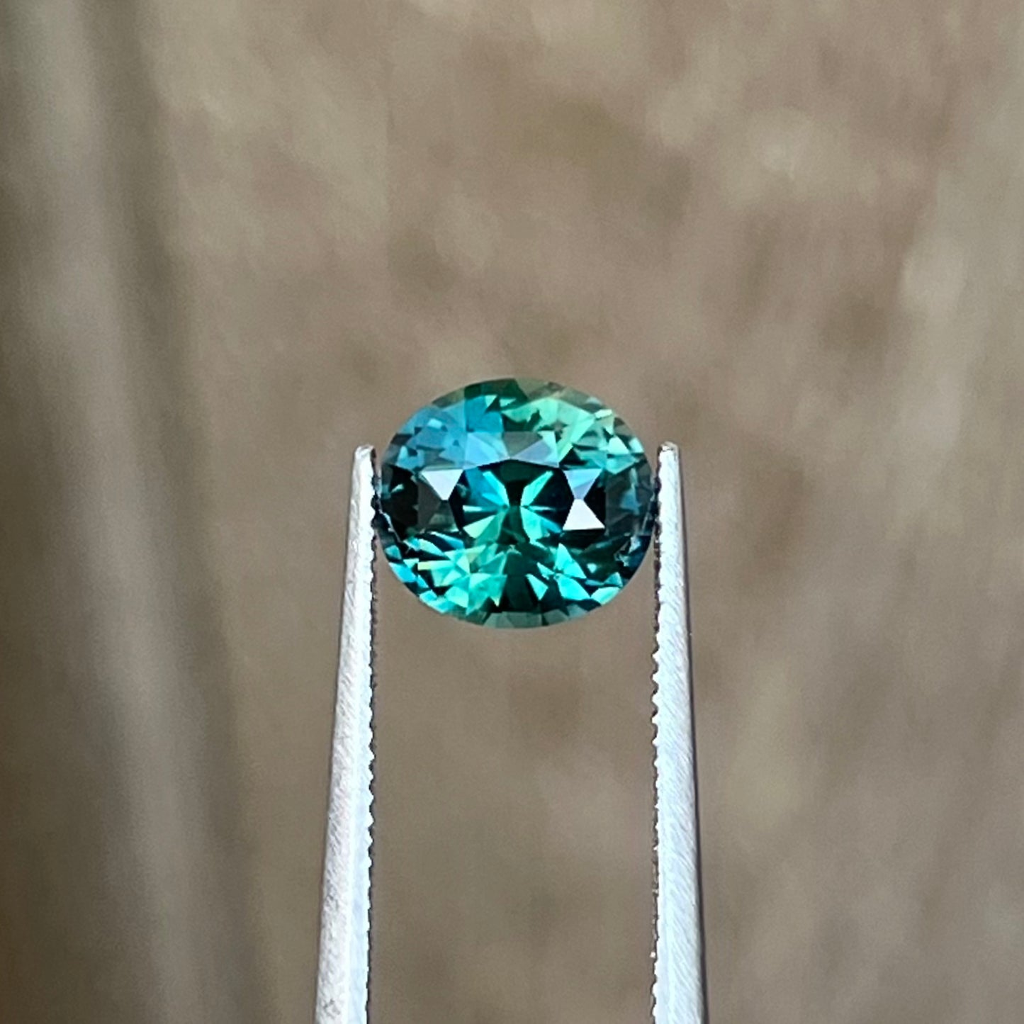 2.20ct Unheated Teal Sapphire