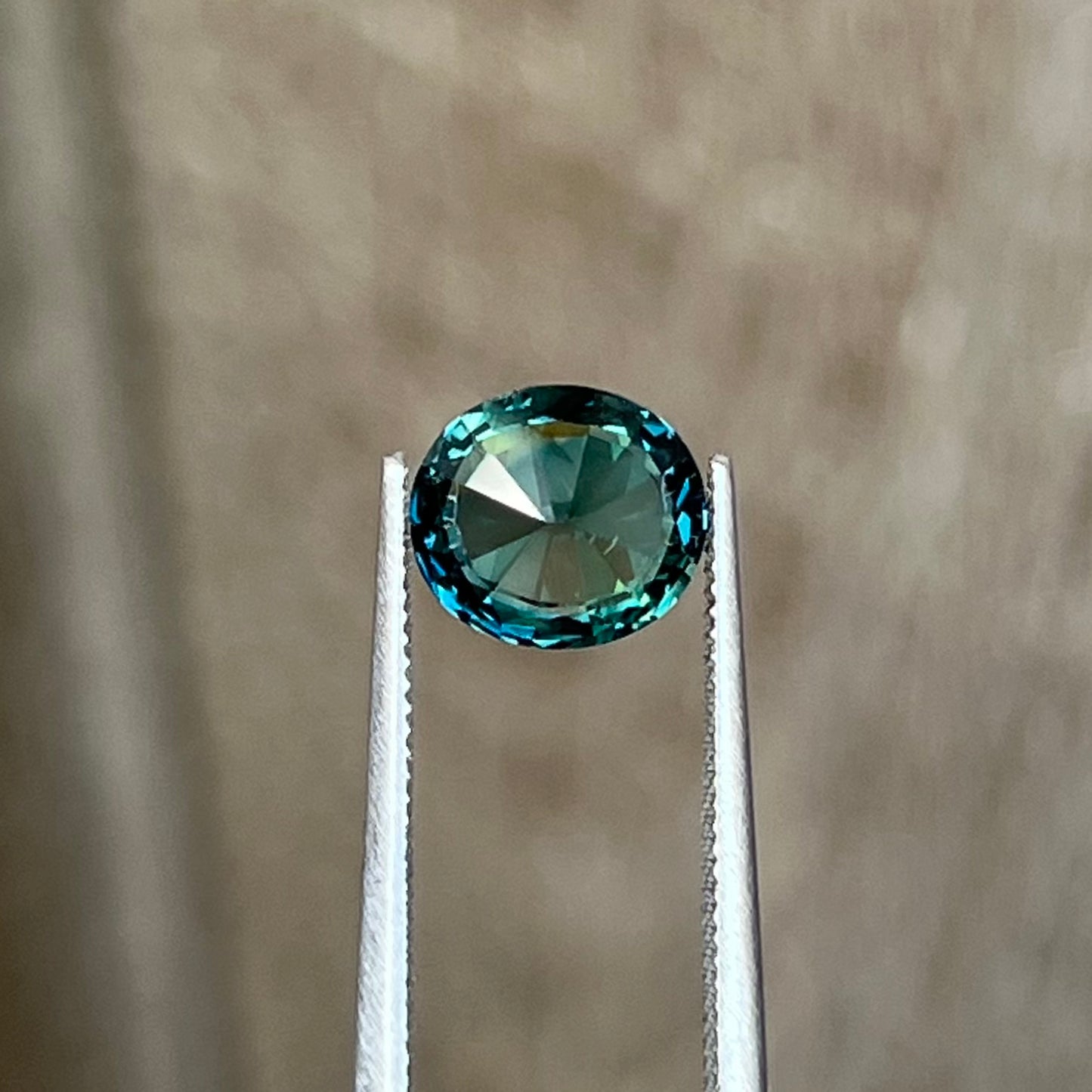 2.20ct Unheated Teal Sapphire