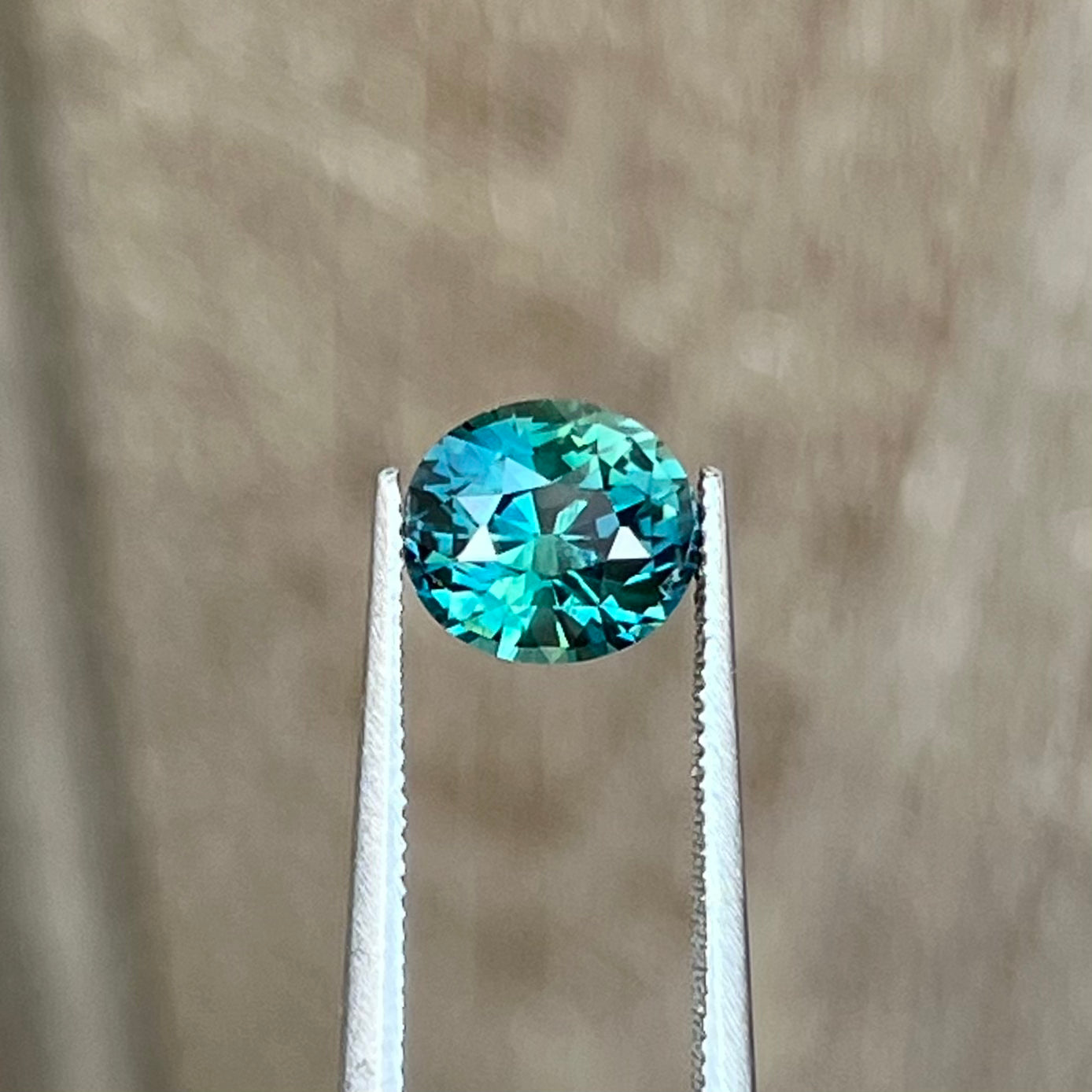 2.20ct Unheated Teal Sapphire