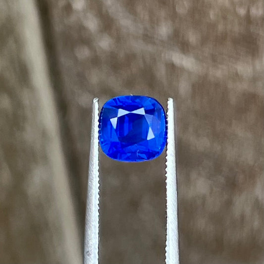 2.06ct Intense Cornflower Blue Sapphire