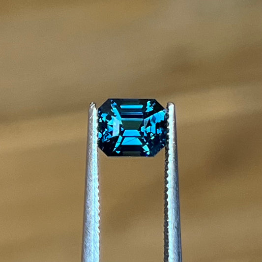 1.18ct Unheated Teal Sapphire