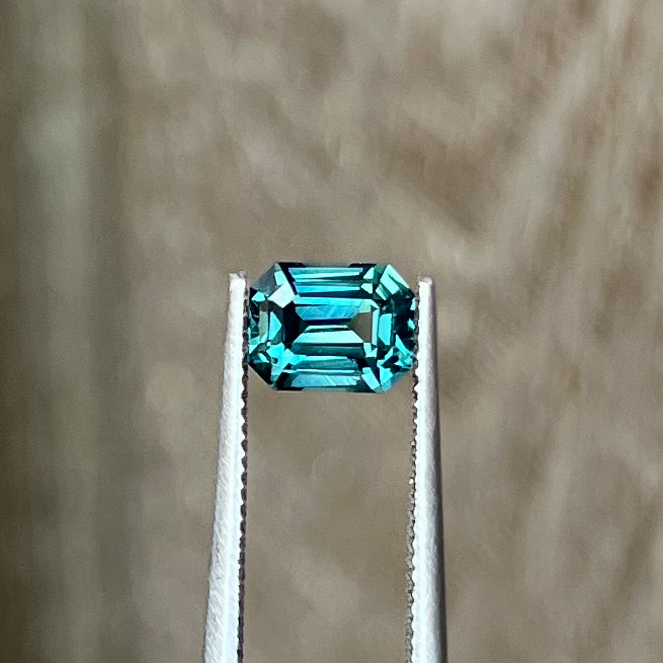 1.07ct Unheated Teal Sapphire