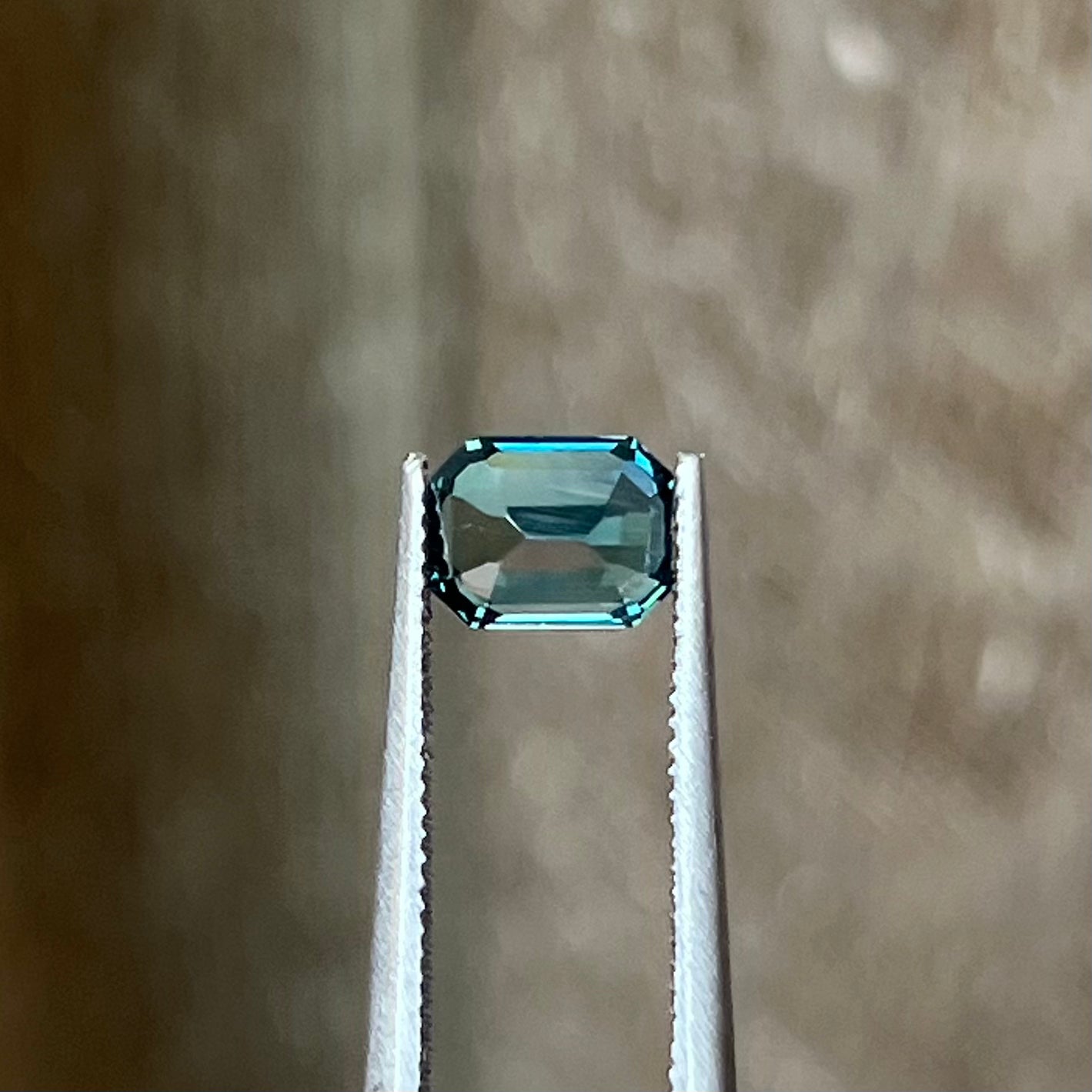 1.07ct Unheated Teal Sapphire