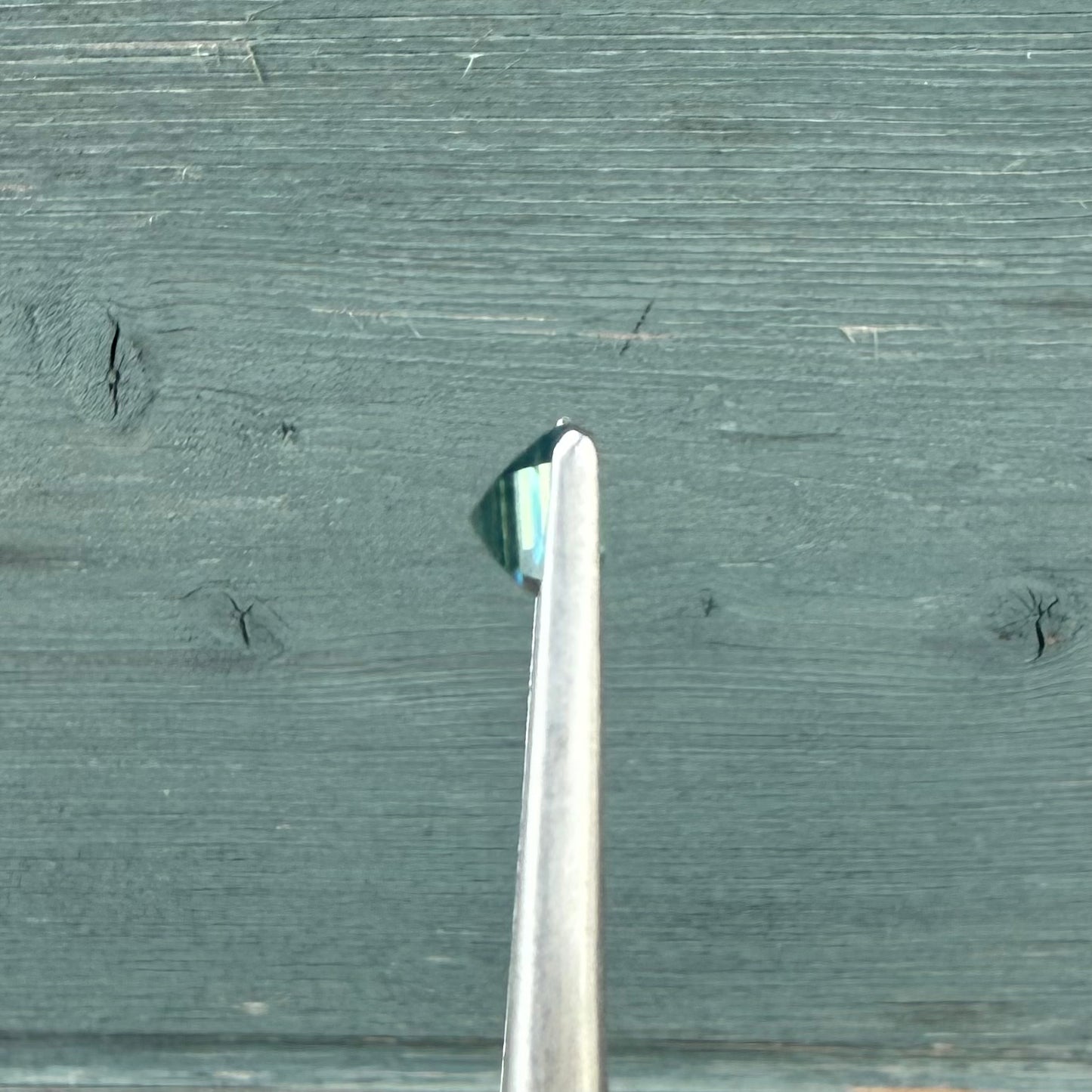 2.10ct Unheated Green Sapphire - 7.32 x 5.92 x 4.23mm