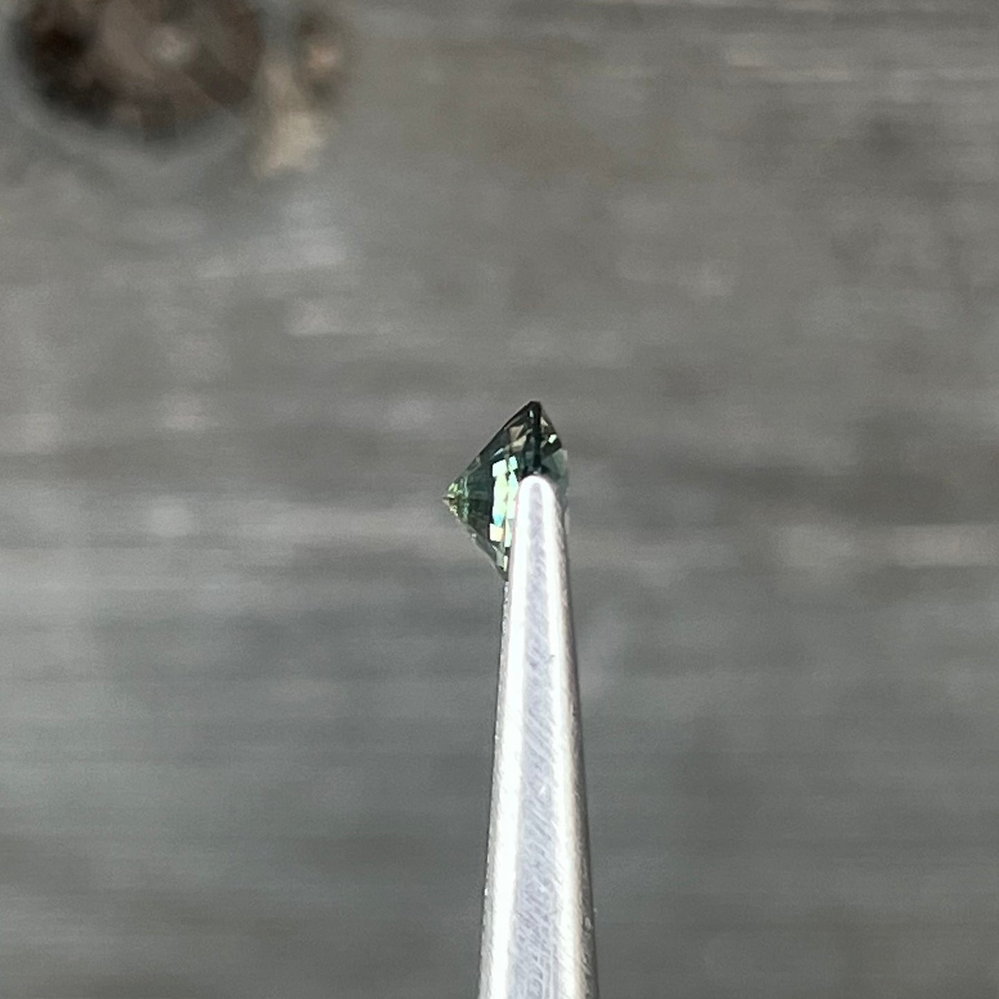 1.55ct Unheated Bi-colour Green Sapphire
