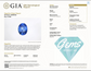 2.07ct Unheated Blue Sapphire - 8.04 x 6.18 x 4.80mm - GIA
