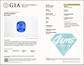 3.07ct Vivid Blue Sapphire - 8.92 x 7.46 x 5.24mm - GIA