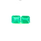 1.32ct Emerald Pair - 5.52 x 4.74 x 3.25mm / 5.54 x 4.81 x 3.14mm