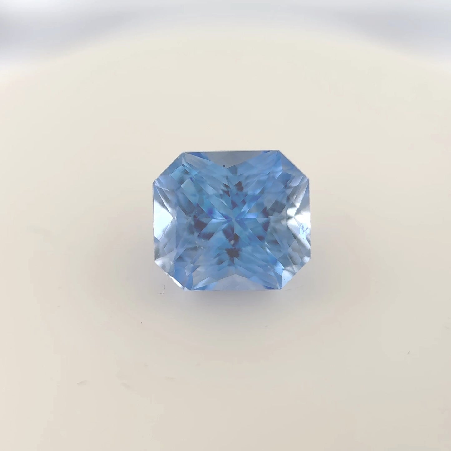 2.13ct Unheated Pastel Blue Sapphire - 6.91 x 6.12 x 4.99mm