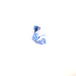 1.71ct Unheated Bi-colour Blue Sapphire