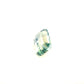 1.55ct Unheated Bi-colour Green Sapphire