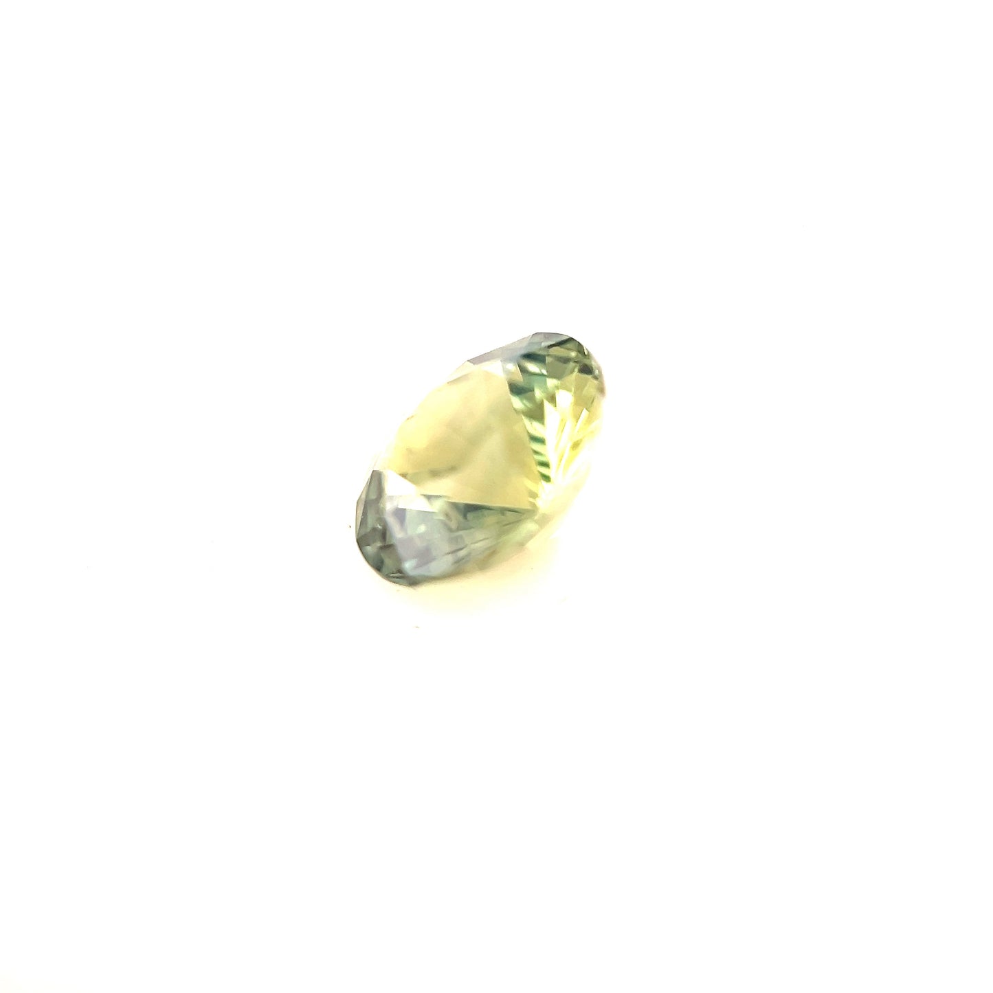 1.55ct Unheated Bi-colour Green Sapphire