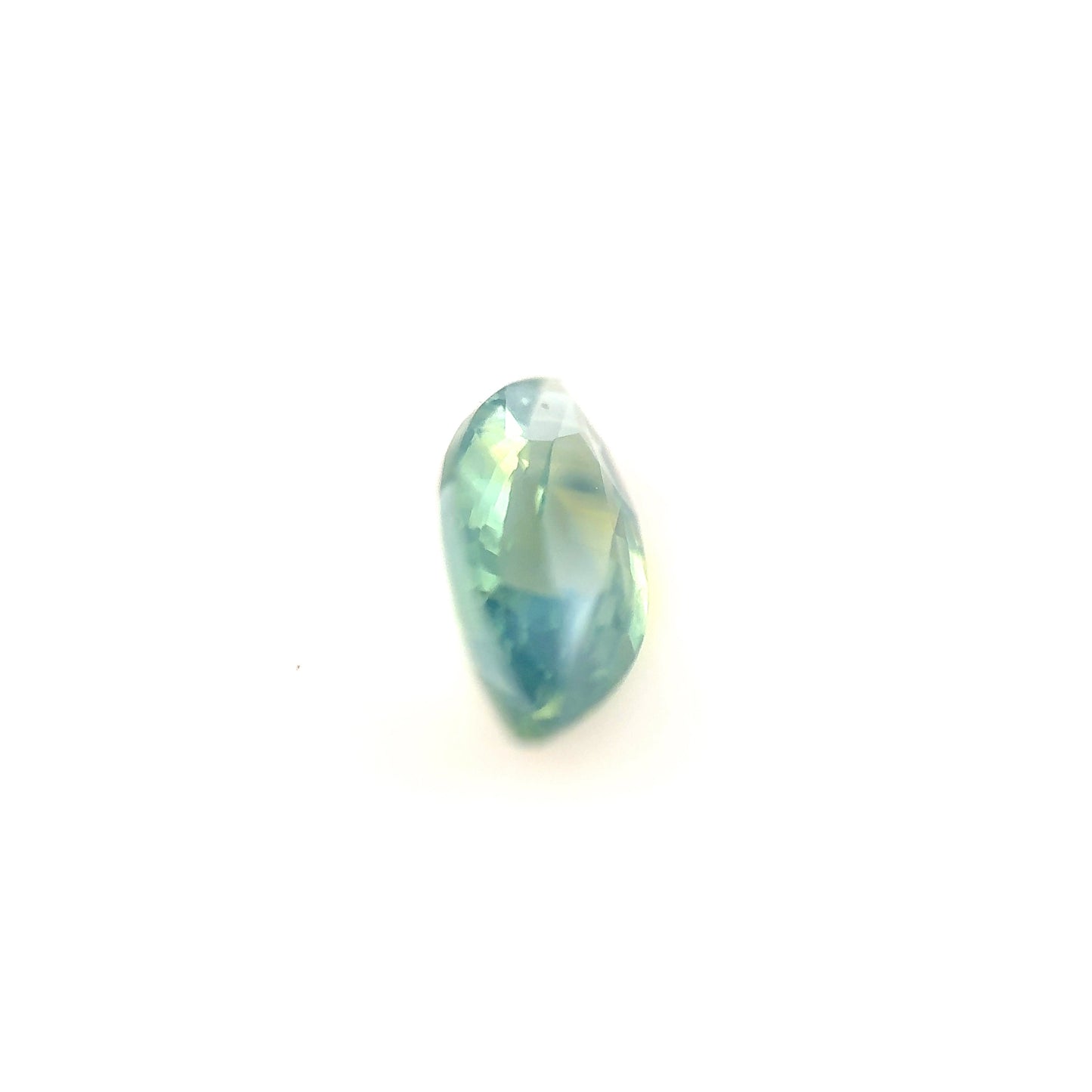 1.23ct Unheated Green Sapphire - 10.05 x 5.39 x 3.25mm