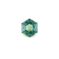 1.28ct Unheated Green Sapphire - 7.06 x 6.12 x 4.06mm