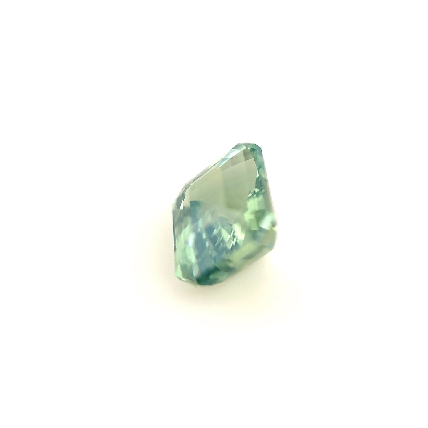 2.10ct Unheated Green Sapphire - 7.32 x 5.92 x 4.23mm