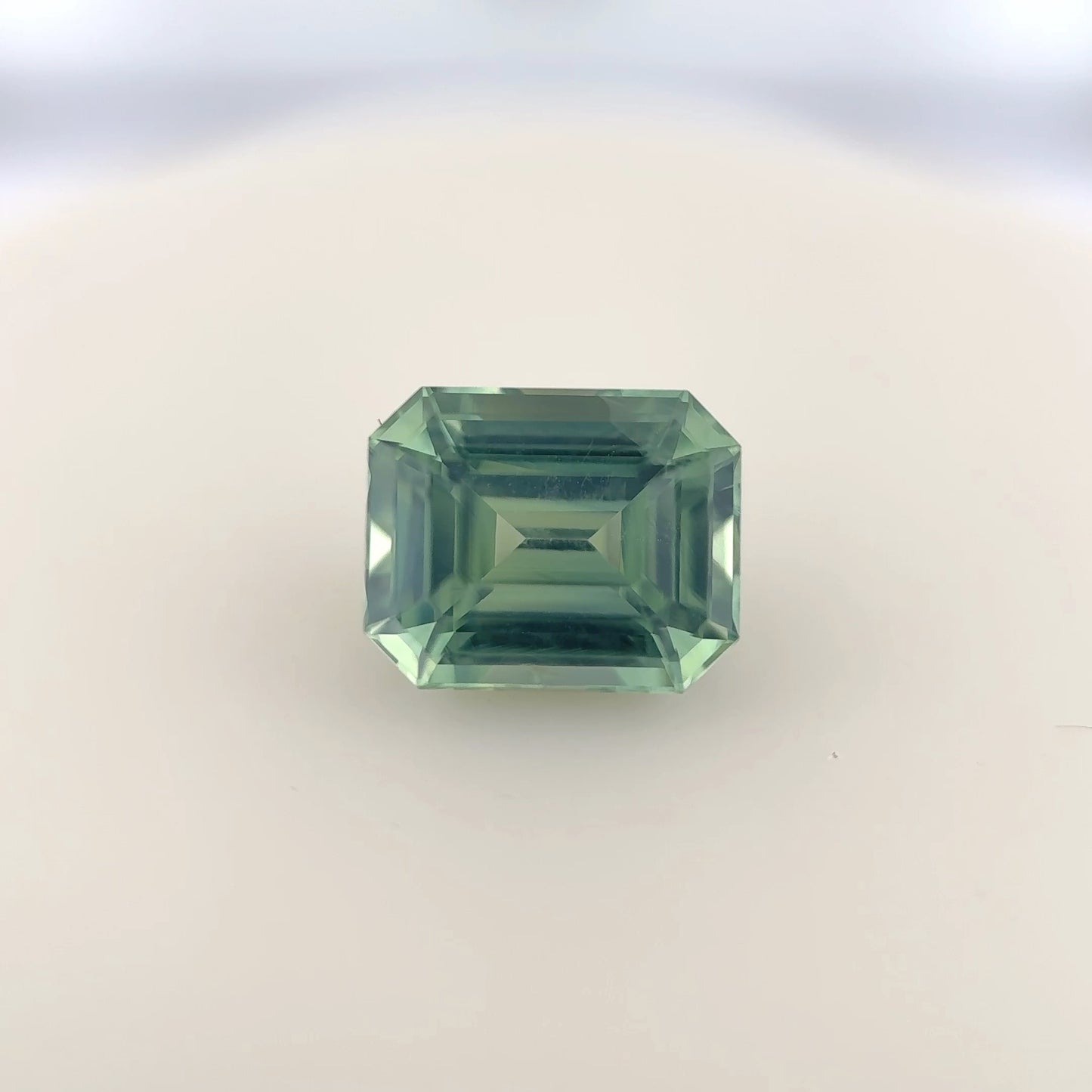 2.10ct Unheated Green Sapphire - 7.32 x 5.92 x 4.23mm