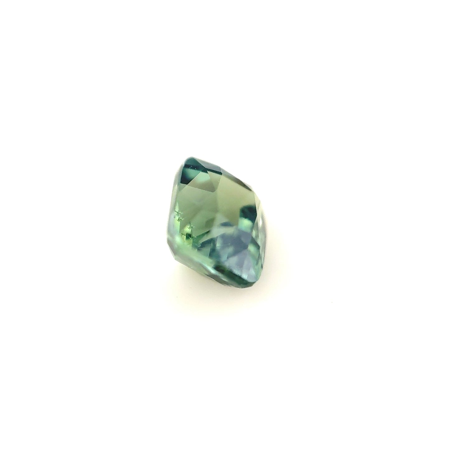 1.55ct Unheated Green Sapphire - 6.50 x 5.32 x 4.42mm