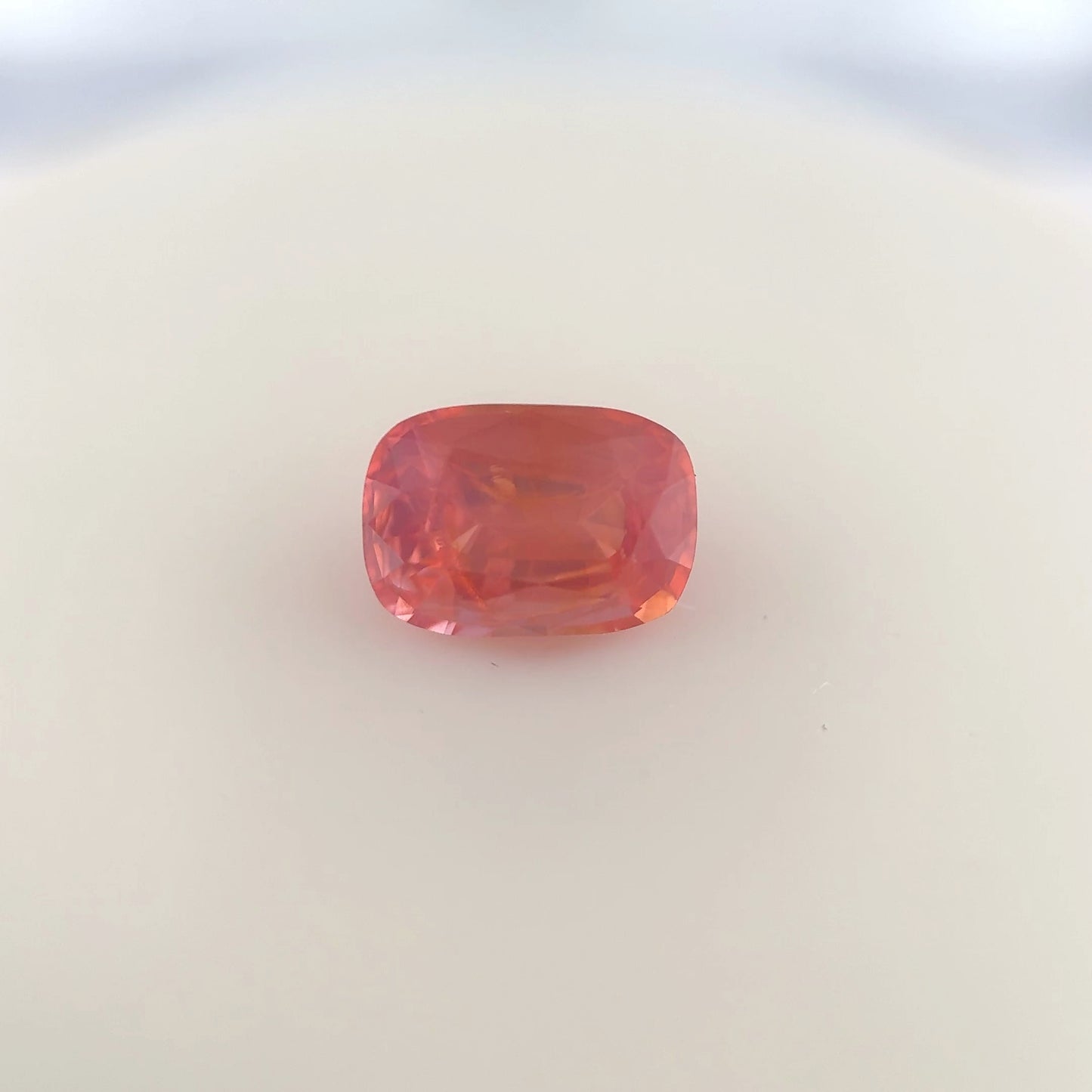 0.95ct Unheated Orangish Pink Sapphire - 6.72 x 4.75 x 3.51mm
