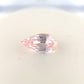 1.55ct Unheated Orange Sapphire - 9.66 x 5.28 x 3.86mm - with GIA report