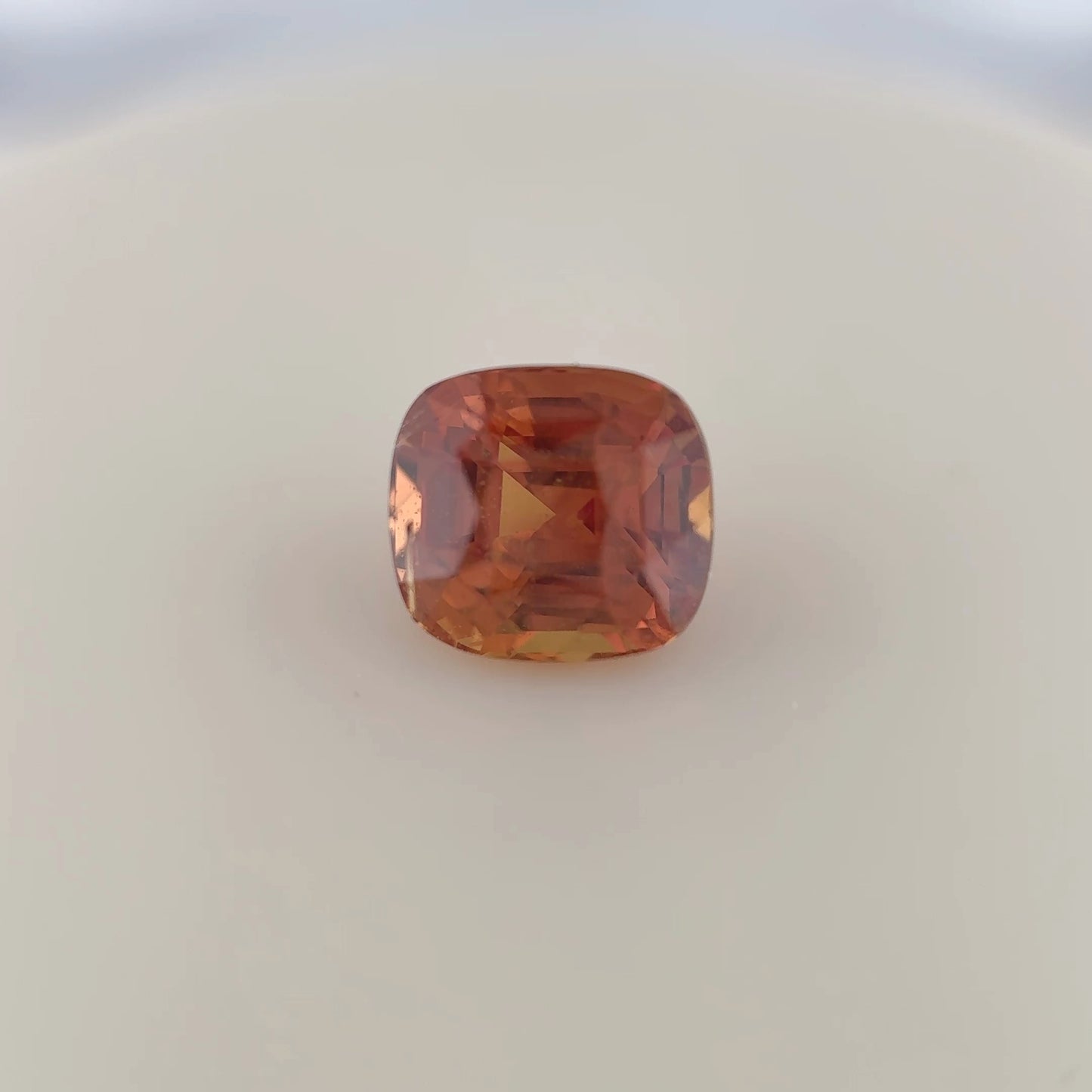 1.51ct Unheated Orange Sapphire - 6.21 x 5.62 x 4.68mm