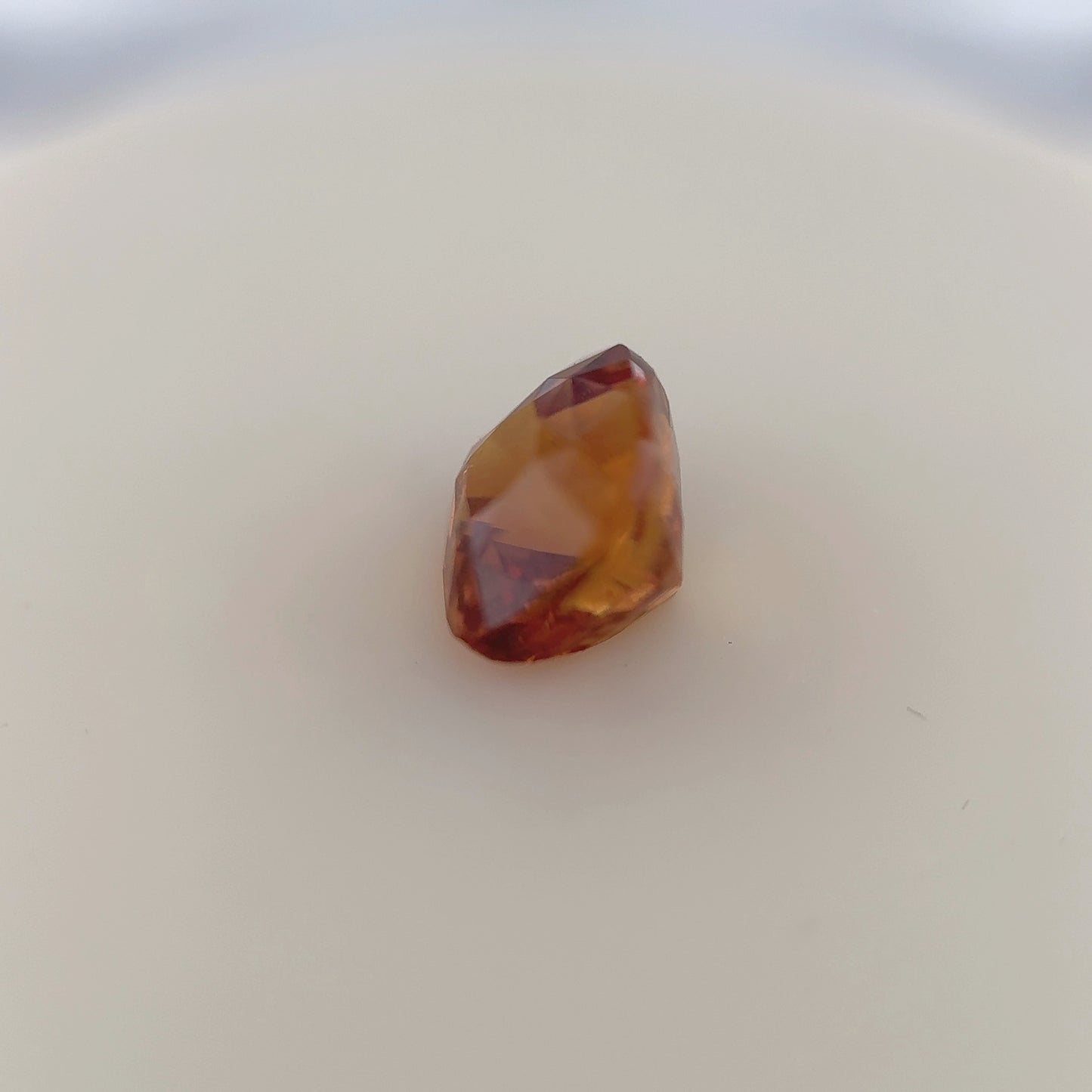 1.51ct Unheated Orange Sapphire - 6.21 x 5.62 x 4.68mm