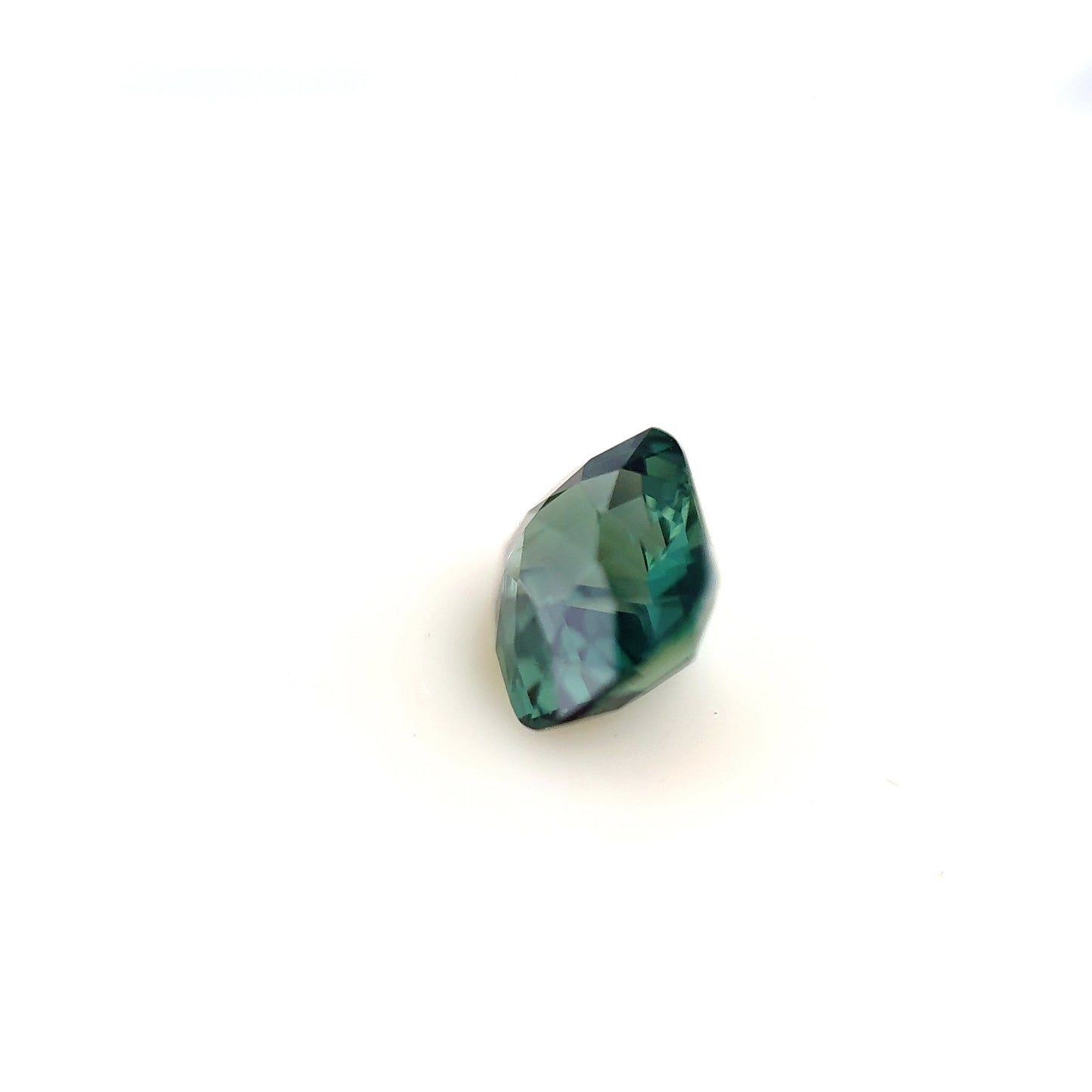1.15ct Unheated Green Teal Sapphire - 6.38 x 5.70 x 4.01mm