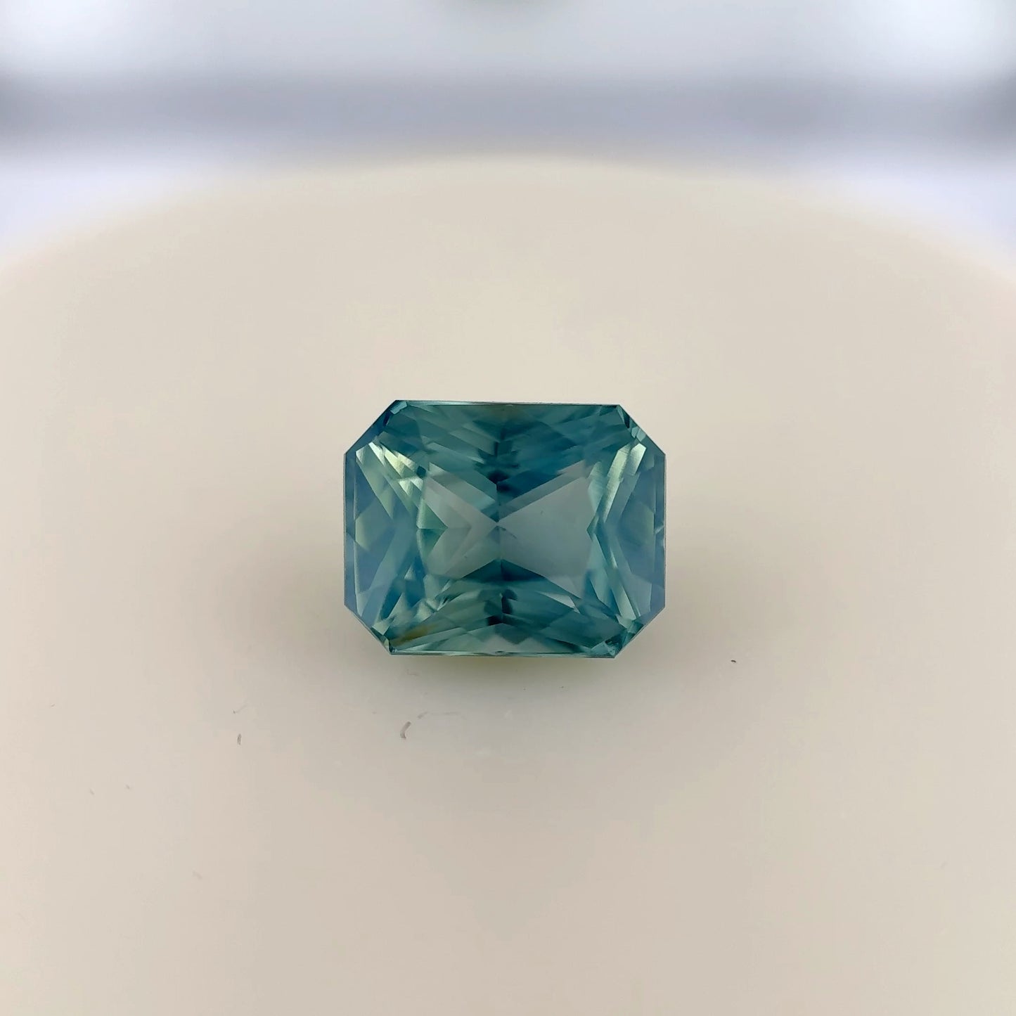 2.01ct Unheated Opalescent Greenish Blue Sapphire - 7.78 x 6.16 x 4.50mm