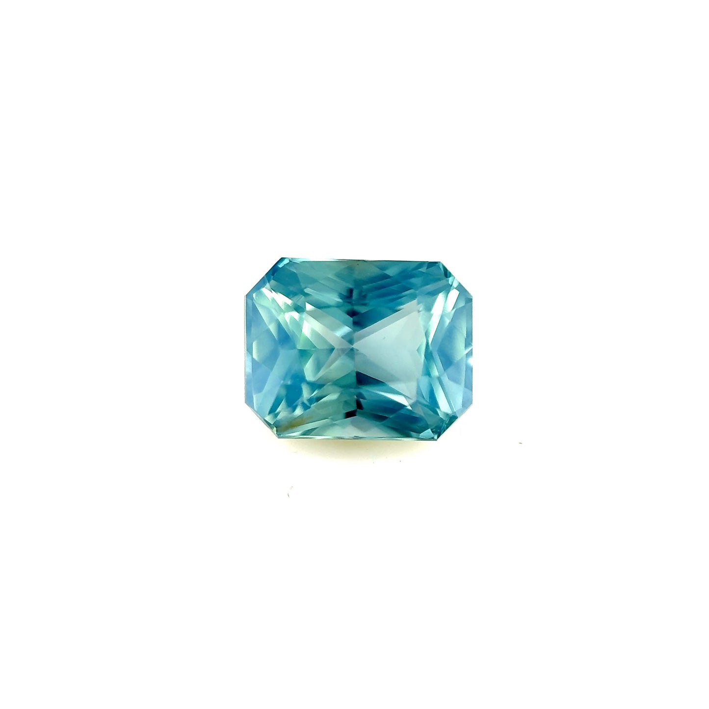 2.01ct Unheated Opalescent Greenish Blue Sapphire - 7.78 x 6.16 x 4.50mm
