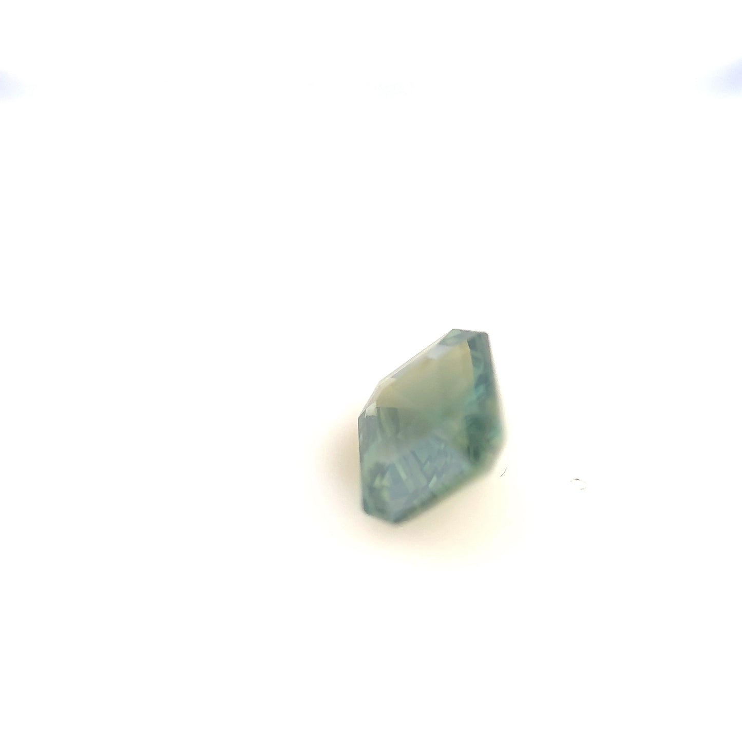 1.54ct Unheated Green Sapphire - 7.07 x 6.13 x 3.91mm