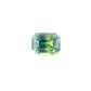 1.47ct Unheated Bi-colour Green Sapphire - 6.79 x 5.22 x 4.52mm