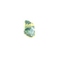 1.47ct Unheated Bi-colour Green Sapphire - 6.79 x 5.22 x 4.52mm