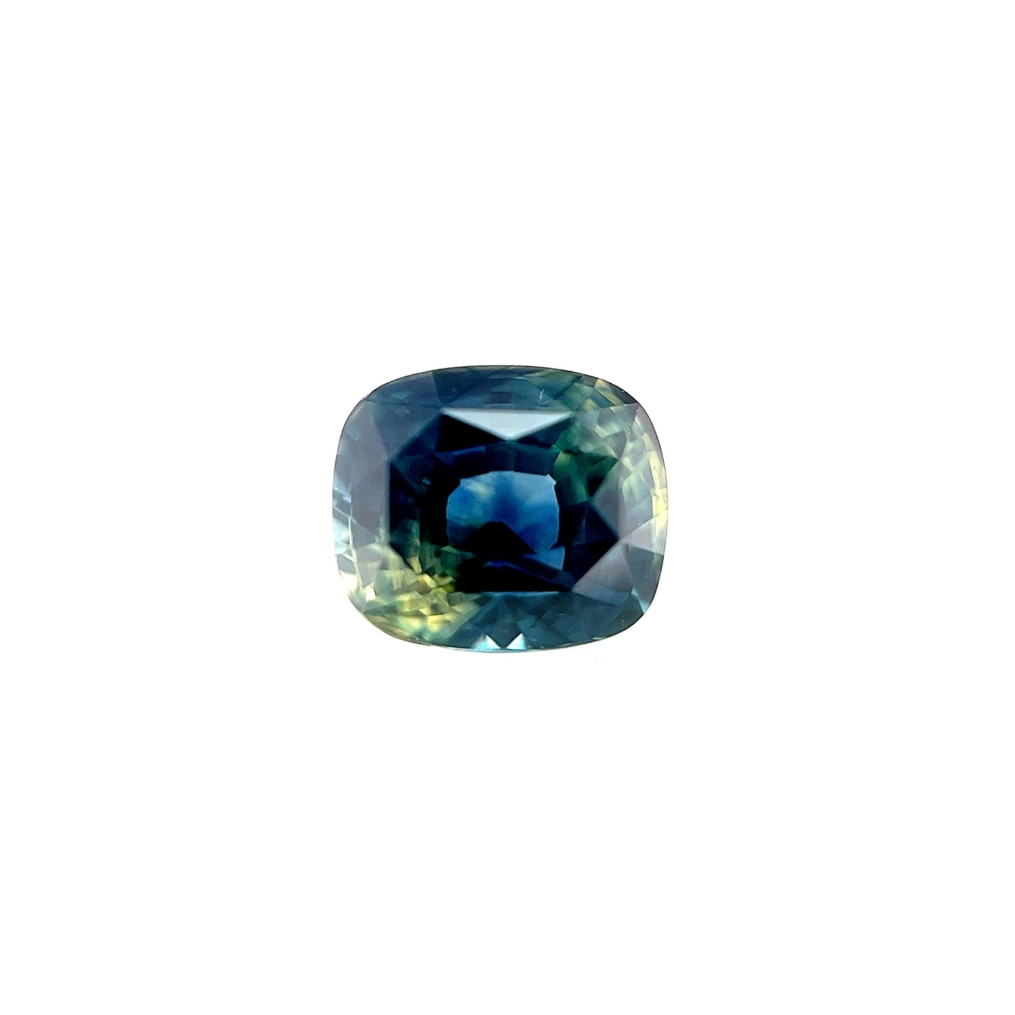 2.09ct Blue & Green/Yellow Bi-Colour Sapphire