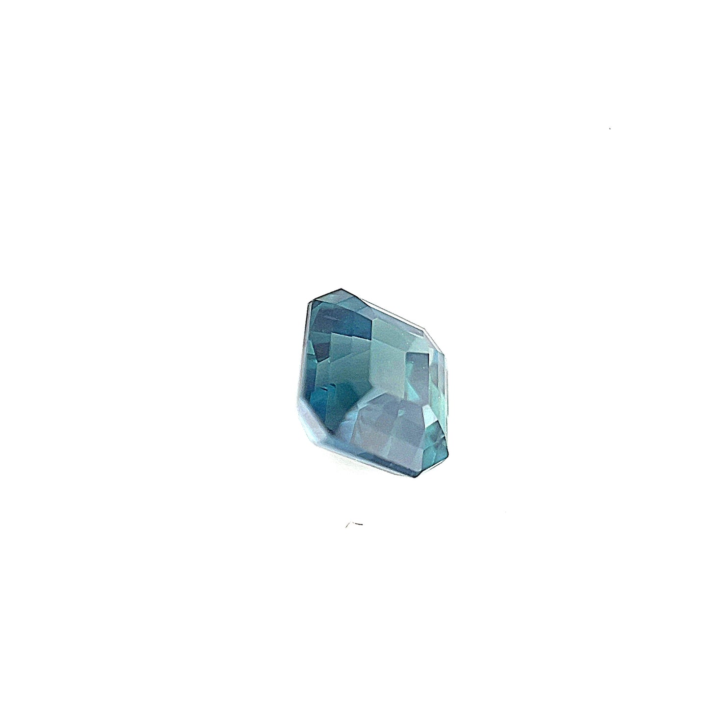 1.65ct Unheated Teal Bi-colour Sapphire