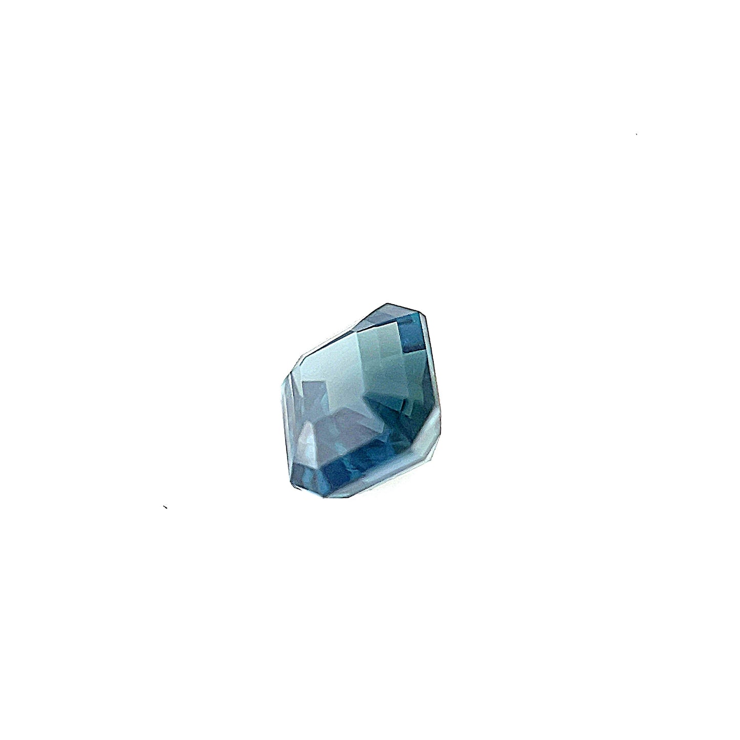 1.65ct Unheated Teal Bi-colour Sapphire