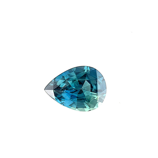 2.19ct Unheated Teal Sapphire