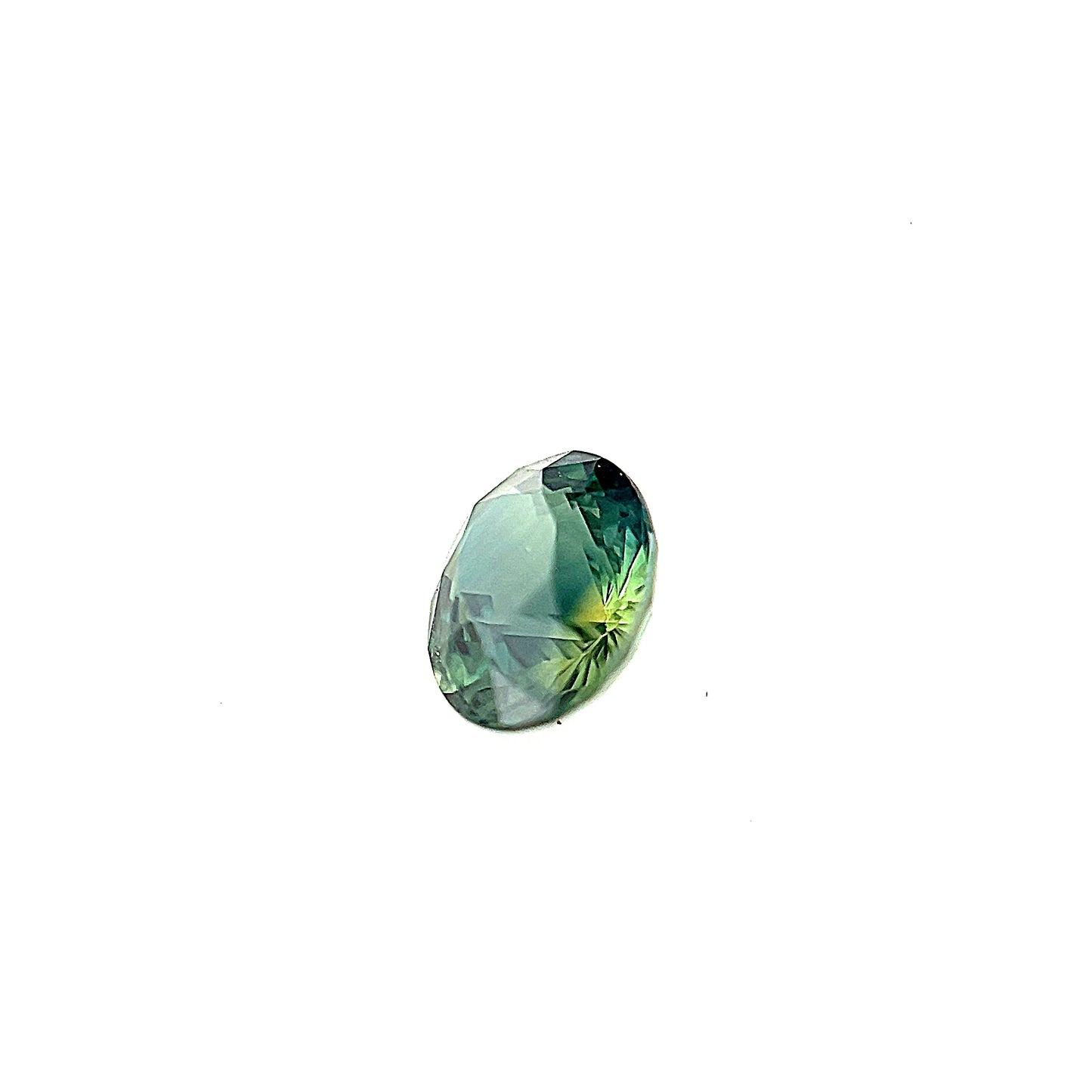 1.58ct Unheated Green Teal Sapphire