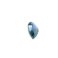 1.34ct Unheated Deep Blue Teal Sapphire