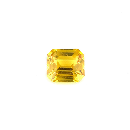 1.06ct Unheated Vivid Yellow Sapphire