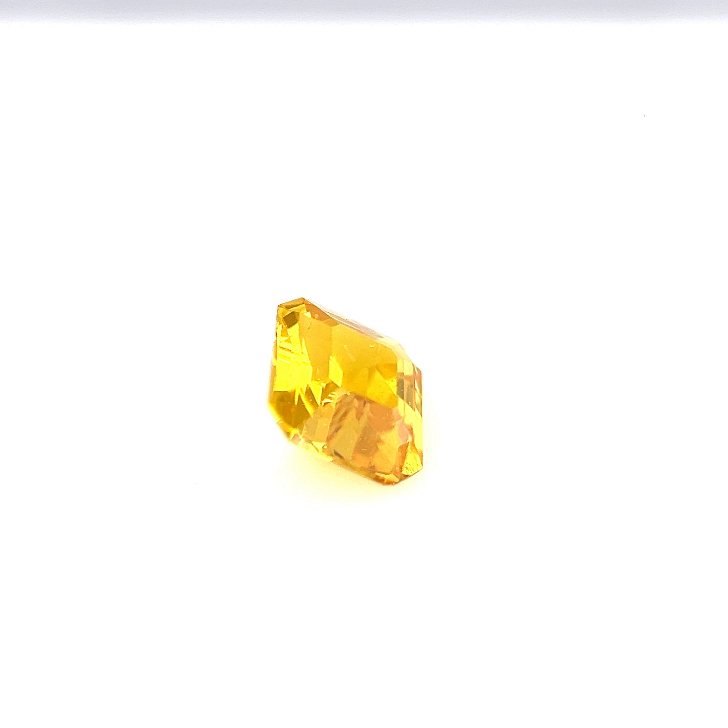 1.06ct Unheated Vivid Yellow Sapphire
