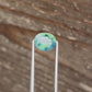 2.60ct Unheated Green Sapphire - 9.25 x 7.40 x 4.86mm