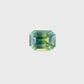 1.47ct Unheated Bi-colour Green Sapphire - 6.79 x 5.22 x 4.52mm