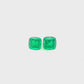0.87ct Pair of Vivid Green Emeralds