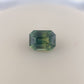1.47ct Unheated Bi-colour Green Sapphire - 6.79 x 5.22 x 4.52mm