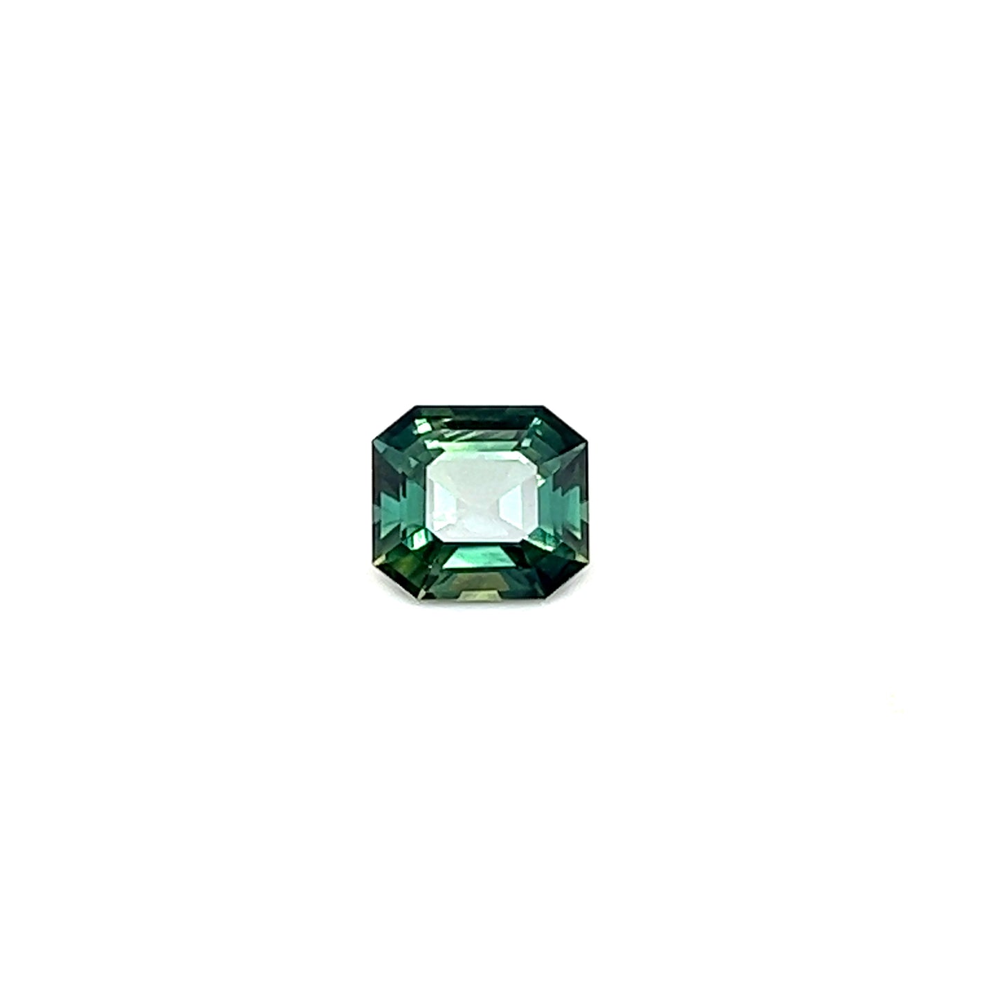 2.47ct Unheated Teal Sapphire