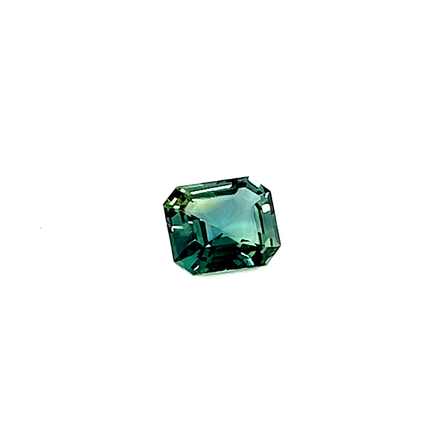 1.64ct Unheated Teal Sapphire