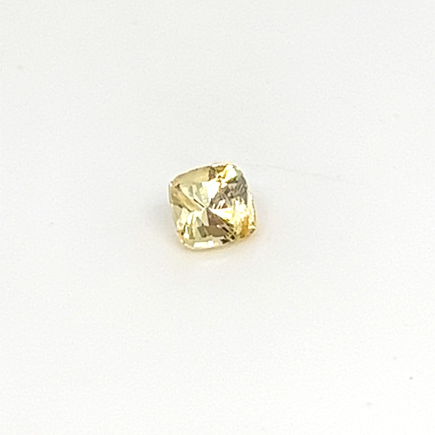 0.76ct Unheated Yellow Sapphire