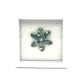 1.25ct Unheated Teal Sapphire Flower Layout